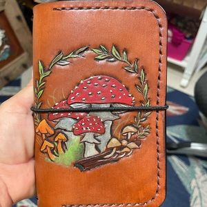 Leather travelers notebook field notes or passport wallet